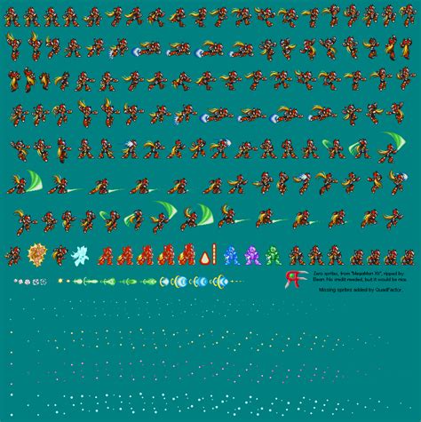 The Spriters Resource - Full Sheet View - Mega Man X3 - Zero