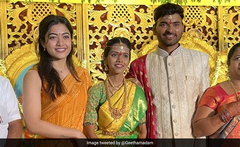 Pics Of Rashmika Mandanna At Her Assistant's Wedding Go Viral