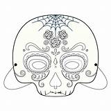 Face Coloring Halloween Masks  15 Free PDF Printables Printablee sketch template