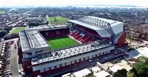 Anfield redevelopment: Stunning aerial footage shows Liverpool's new ...