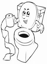Potty Training Coloring Pages sketch template