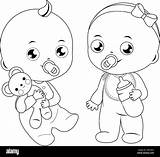 Twin Baby Coloring Pages Coloring Pages sketch template