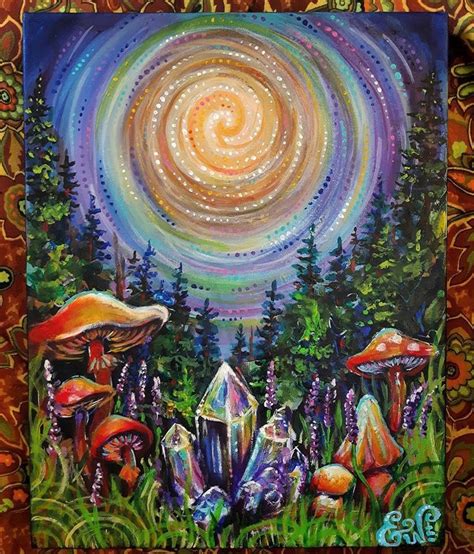 Psychedelic Art Acrylic Trippy Painting Ideas - pic-dink