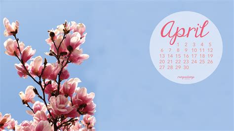 🔥 [97+] April Wallpapers Calendar | WallpaperSafari