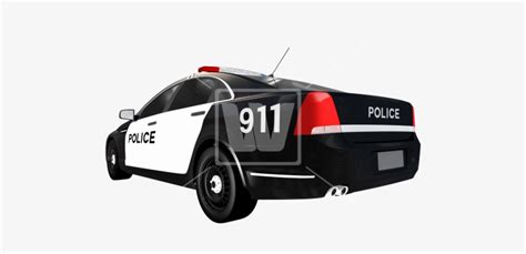 Police Car Rear View Png - Police Car Back Png Transparent PNG ...