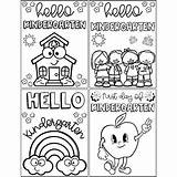 Hello Kindergarten Coloring Pages  First Day Of Activity sketch template