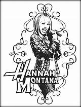 Printable Hannah Montana Coloring Pages sketch template