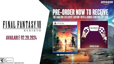 Final Fantasy 7 Rebirth preorder: How to get controller skins | ONE Esports