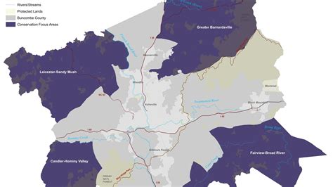 Buncombe County conservation maps show past, future