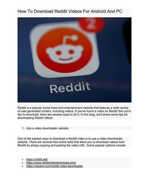 Reddit is a popular social news and entertainment website that features ...