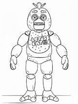 Coloring Animatronics Pages Sketch Page sketch template