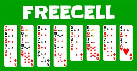 Play FreeCell Solitaire online for free. | Solitaire card game, Free ...