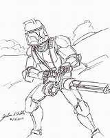 Star Wars Clone Trooper Coloring Pages At GetColoringscom  Free sketch template