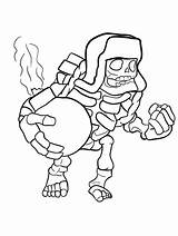 Giant Skeleton Clash Royale coloring Page sketch template