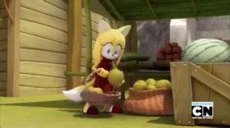 Zooey Sonic Boom GIF - Zooey Sonic Boom Picking Fruits - Discover & Share GIFs