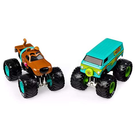 Monster Jam Metal Scooby Doo Mutt Vs Mystery Machine Car, Pack Of 2 ...