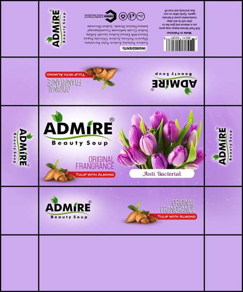 Admire Soap Wrapper Design - Photoshop | Soap label design, Soap labels, Label design