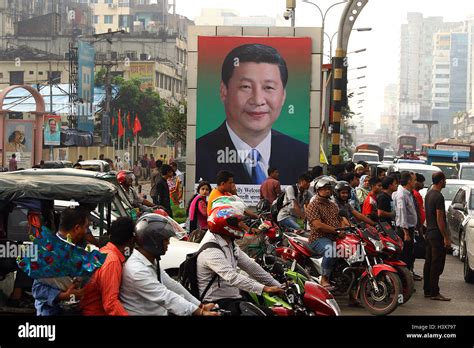 Dhaka, Bangladesh. 13th October, 2016. Dhaka is ready to welcome Chinese President Xi Jinping ...