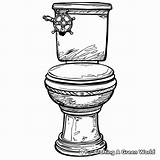 Toilet Coloring Pages  Free & Printable sketch template