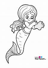 Printable Coloring Pages Of Mermaids sketch template