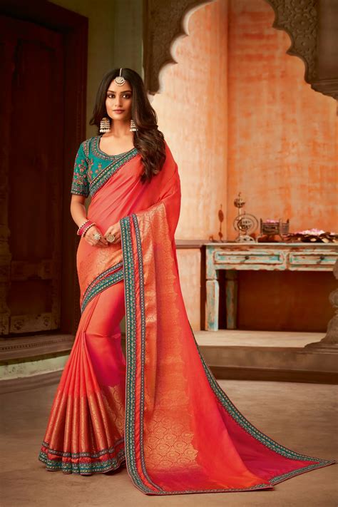 Indian party wear saree 2404 in 2020 | Party wear sarees, Fancy sarees, Indian party wear