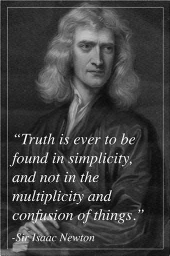 SIR ISAAC NEWTON english physicist mathematician QUOTE POSTER inspires 24X36 | Newton quotes ...