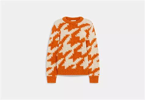 COACH® | Houndstooth Sweater