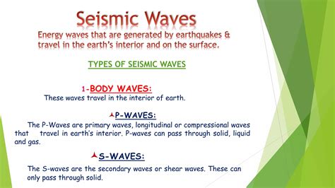 Internal structure of earth with repect to seismic waves | PPT