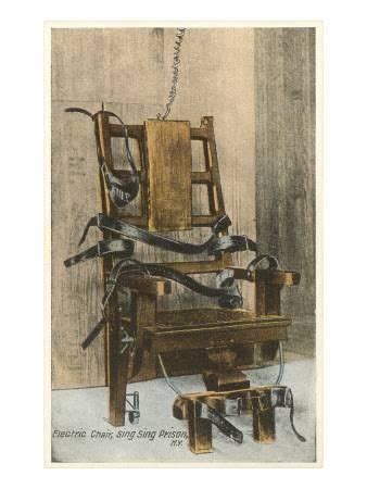 'Electric Chair, Sing Sing, New York' Posters | AllPosters.com in 2020 | Electric chair, Old ...