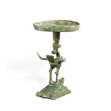 A bronze 'zhuque and turtle' lamp, Han dynasty 漢 青銅朱雀玄武燈 | Chinese Art Online: A Private Asian ...