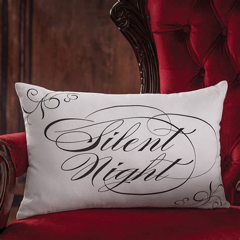 Spencerian Silent Night Pillow | Shop.PBS.org