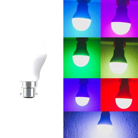 Buy Decorative 10 Watt Multicolour LED Bulb 7 Colour in 1 Bulb, Pack of ...