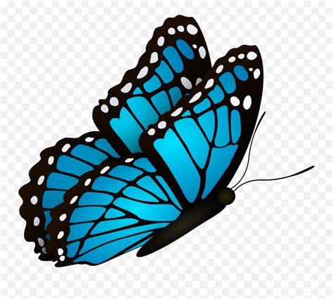 Blue Butterfly Clipart Emoji,Butterfly Emoji - free transparent emoji ...