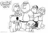Family Guy Coloring Pages Characters Line Art  Free Printable sketch template