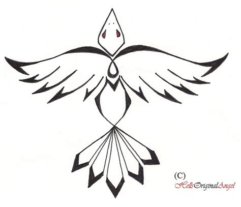 Tribal Raven Tattoo Design by HellsOriginalAngel on DeviantArt