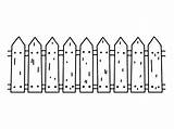 Fence Coloring Pages sketch template