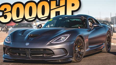 3000HP Turbo Street Viper! Air Shifted Sequential + 400 Shot Nitrous (2400lb-ft OF TORQUE)