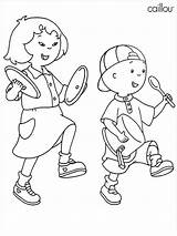 Caillou Coloring Pages Best For Kids sketch template