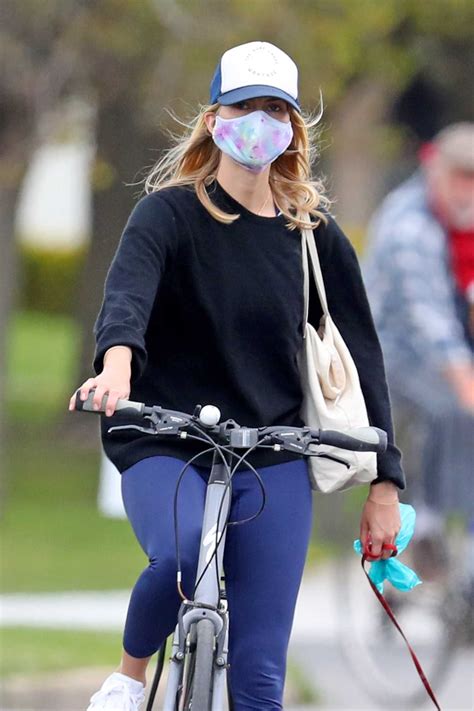 Taylor Neisen in a White Sneakers Does a Bike Ride in New York – Celeb ...