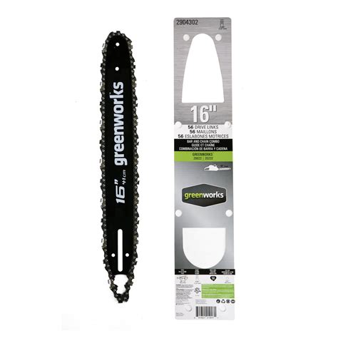 Greenworks 16-Inch Chainsaw Bar Chain Combo 2904302 | eBay