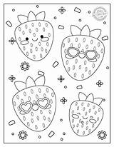 Sweetest Strawberries Coloring Pages  Kids Activities Blog sketch template
