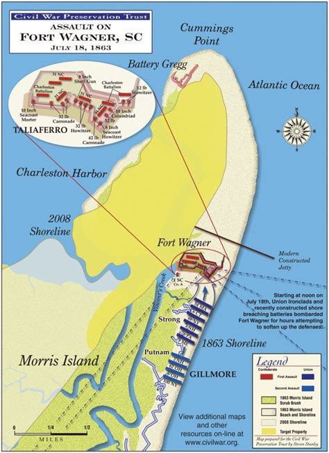 Battle Of Fort Sumter Map | Us World Maps