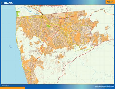 Mapa Tijuana | Mapas México y Latinoamerica