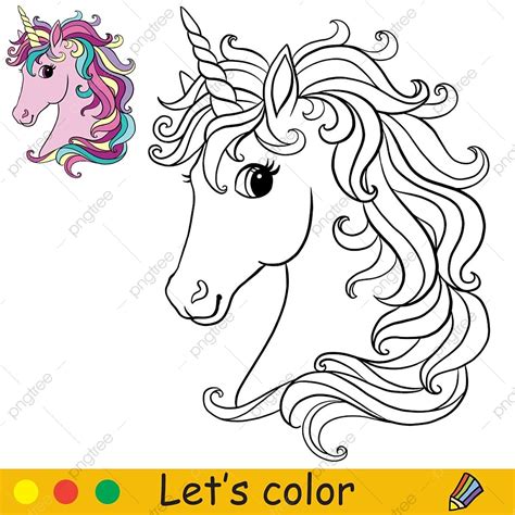 Cute Pink Unicorn Head, Unicorn Drawing, Head Drawing, Unicorn Sketch ...