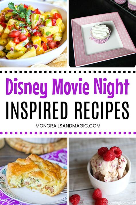 12 Movie Recipe Combos for Disney Movie Night | Disney movie themed dinner, Disney dinner, Movie ...