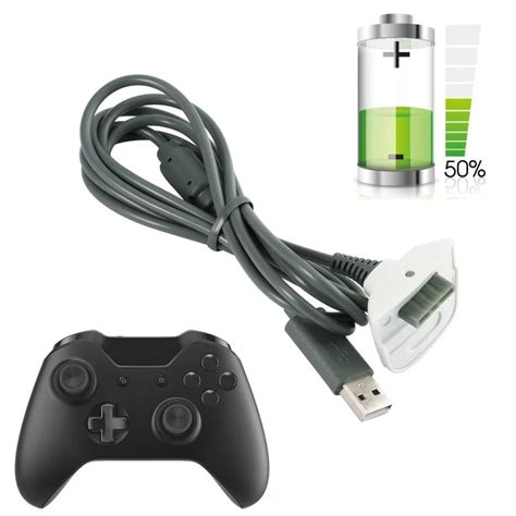 Aliexpress.com : Buy For Xbox 360 Controller Wireless Controller Charger Charging Cable Black ...