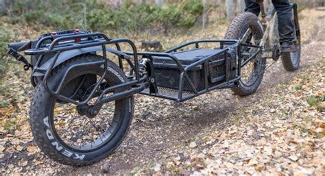 Best eBike Cargo Trailer | iGottaRide in 2022 | Bicycle camping, Mountain bike frames, Bike trailer