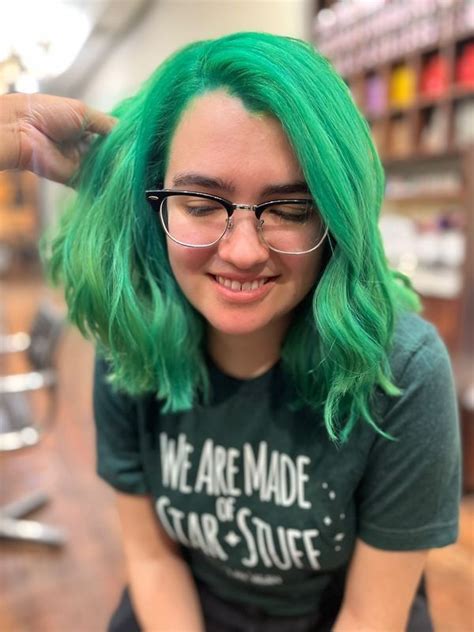 GREEN VIBES | Nyc hair salon, Color of life, Hair