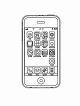 IPhone coloring Pages  Páginas Para Colorear Niños sketch template