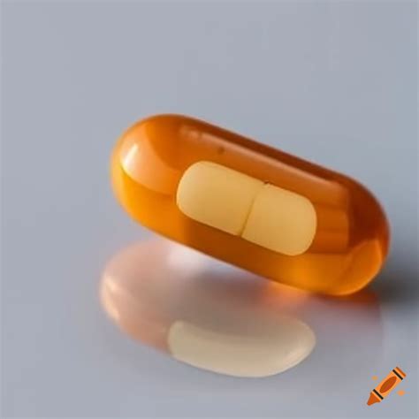 Omega symbol shaped medication capsules on Craiyon